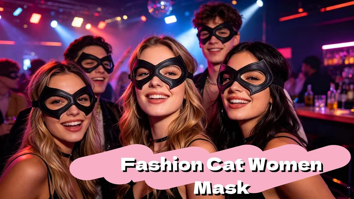 Cat Women Mask Masquerade Eye Mask Superhero Halloween Costume Unisex