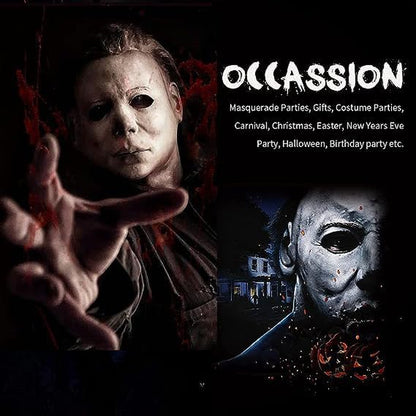 Michael Myers Mask, Halloween Horror Masquerade Cosplay Party Mask, Michael Myers Costume Scary Cosplay