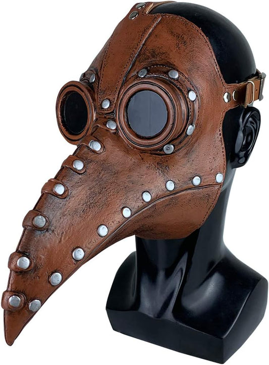 Unleash Your Inner Plague Doctor with This Epic Long-Nose Beak Mask! Perfect for Cosplay, Steampunk Vibes, and Halloween Fun! 🎭✨