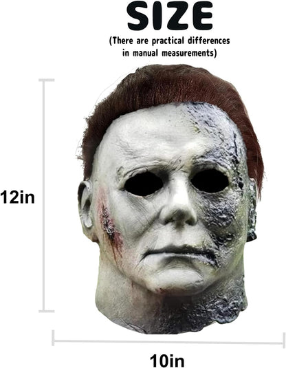 Michael Myers Mask, Halloween Horror Masquerade Cosplay Party Mask, Michael Myers Costume Scary Cosplay