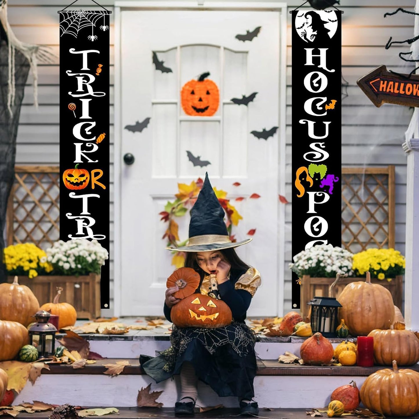 Spook Up Your Space! 🎃 70-Inch Hanging Halloween Door Banner - Perfect for Indoor & Outdoor Fun! 🕷️👻 #HalloweenDecor #PartyReady