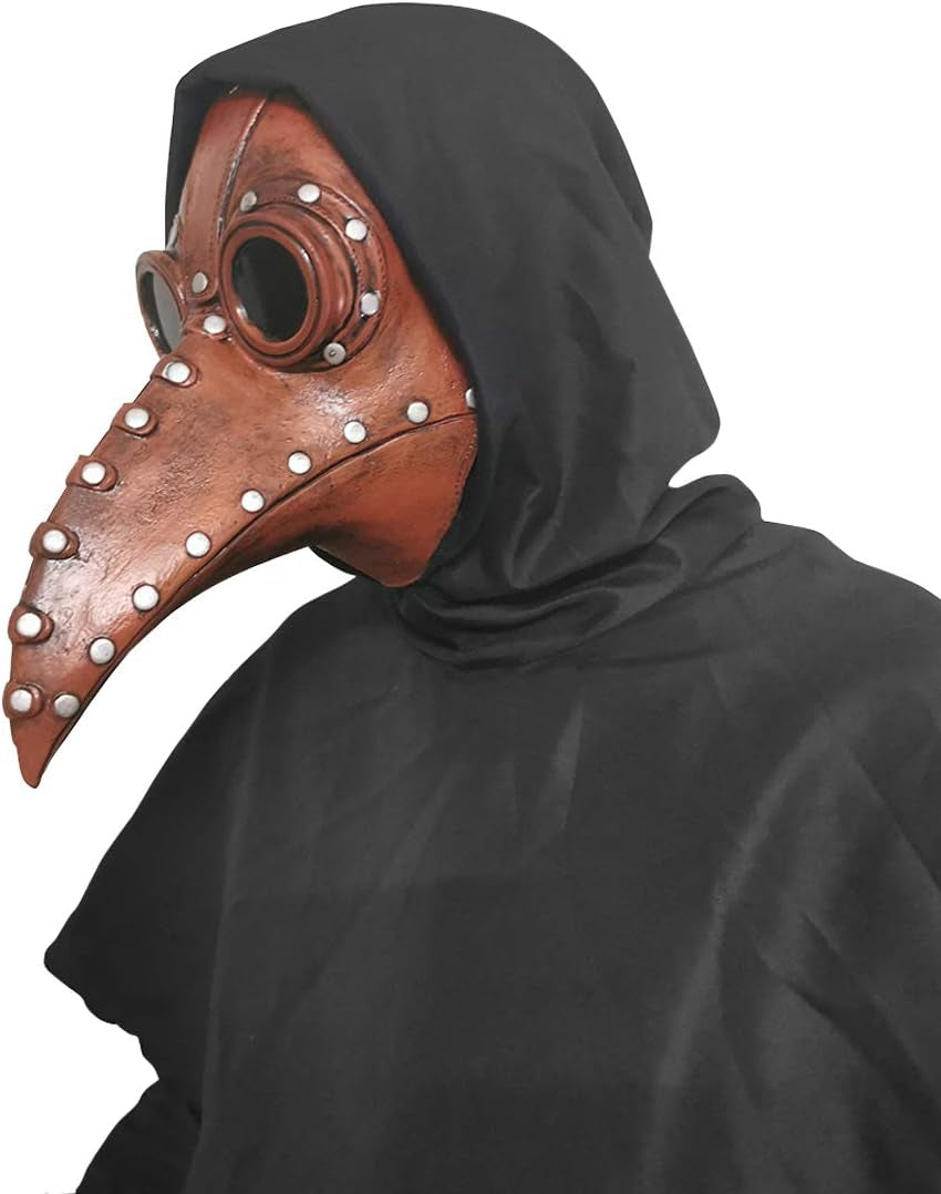 Unleash Your Inner Plague Doctor with This Epic Long-Nose Beak Mask! Perfect for Cosplay, Steampunk Vibes, and Halloween Fun! 🎭✨