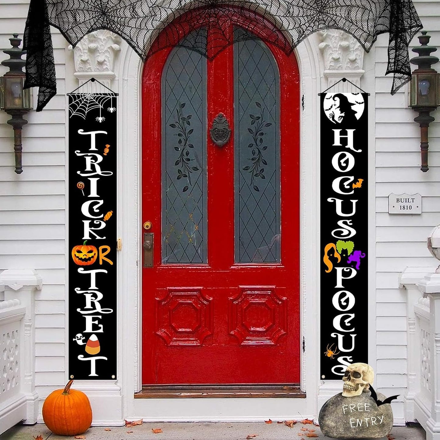 Spook Up Your Space! 🎃 70-Inch Hanging Halloween Door Banner - Perfect for Indoor & Outdoor Fun! 🕷️👻 #HalloweenDecor #PartyReady