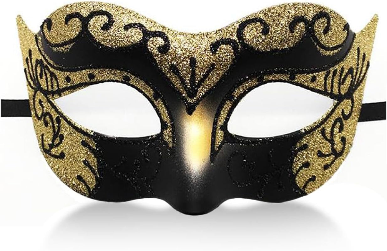 Masquerade Mask for Men Women Couple Venetian Mask for Halloween Mardi Gras Costume Party Ball