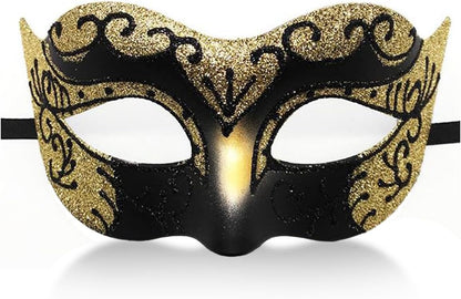 Masquerade Mask for Men Women Couple Venetian Mask for Halloween Mardi Gras Costume Party Ball