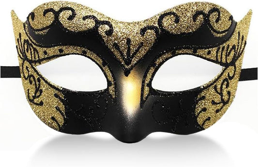 Masquerade Mask for Men Women Couple Venetian Mask for Halloween Mardi Gras Costume Party Ball