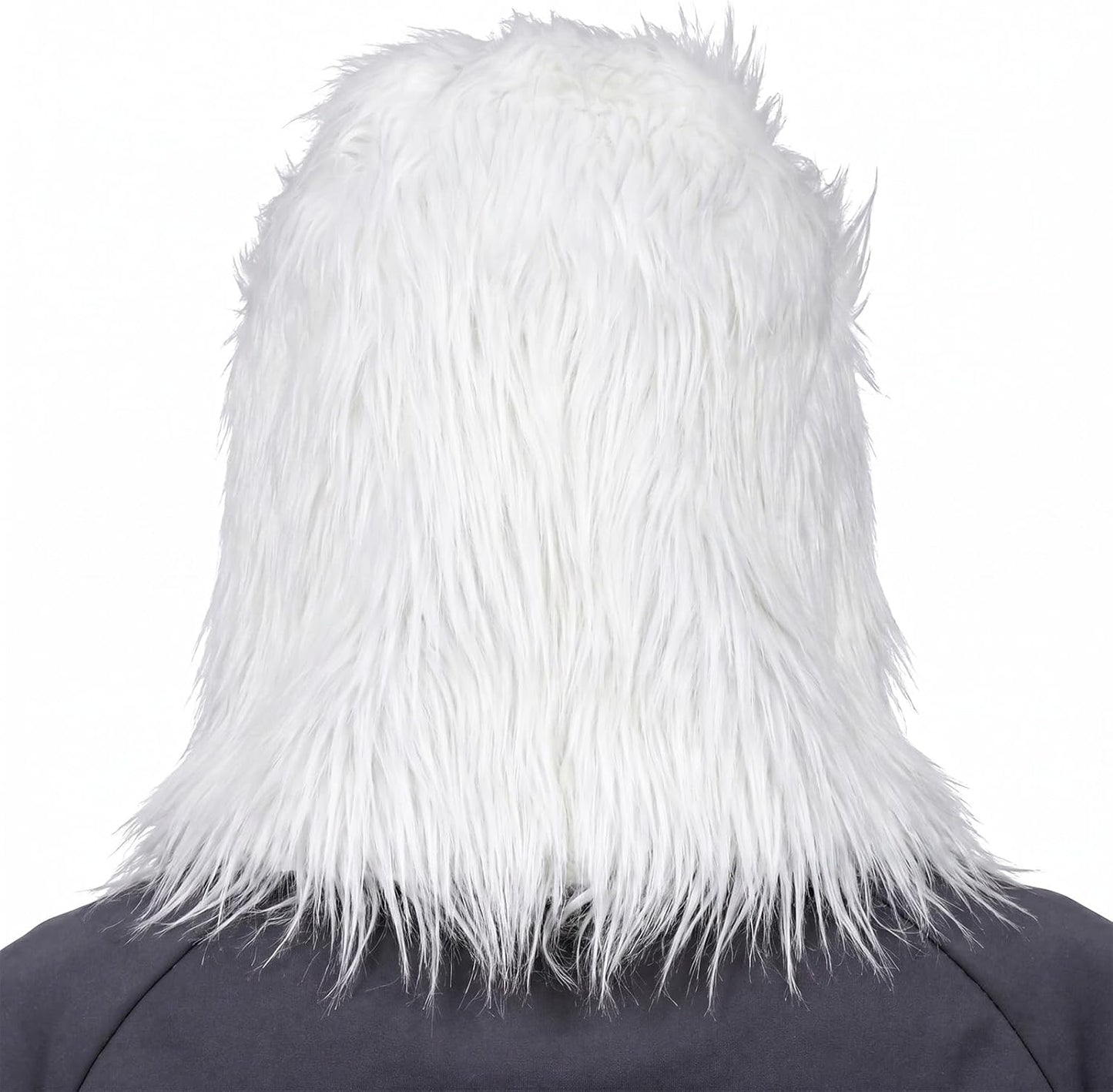 White Eagle Head Mask Animal Bird Mask Eagle Claw Hairy Latex Mask Halloween Carnival Costume Mask, Adult Size