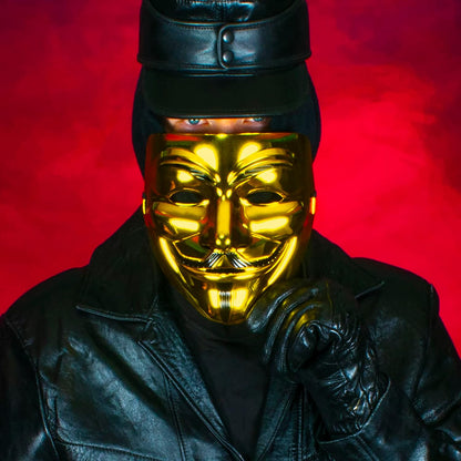 V for Vendetta Mask Anonymous Guy Fawkes Halloween Mask Hacker