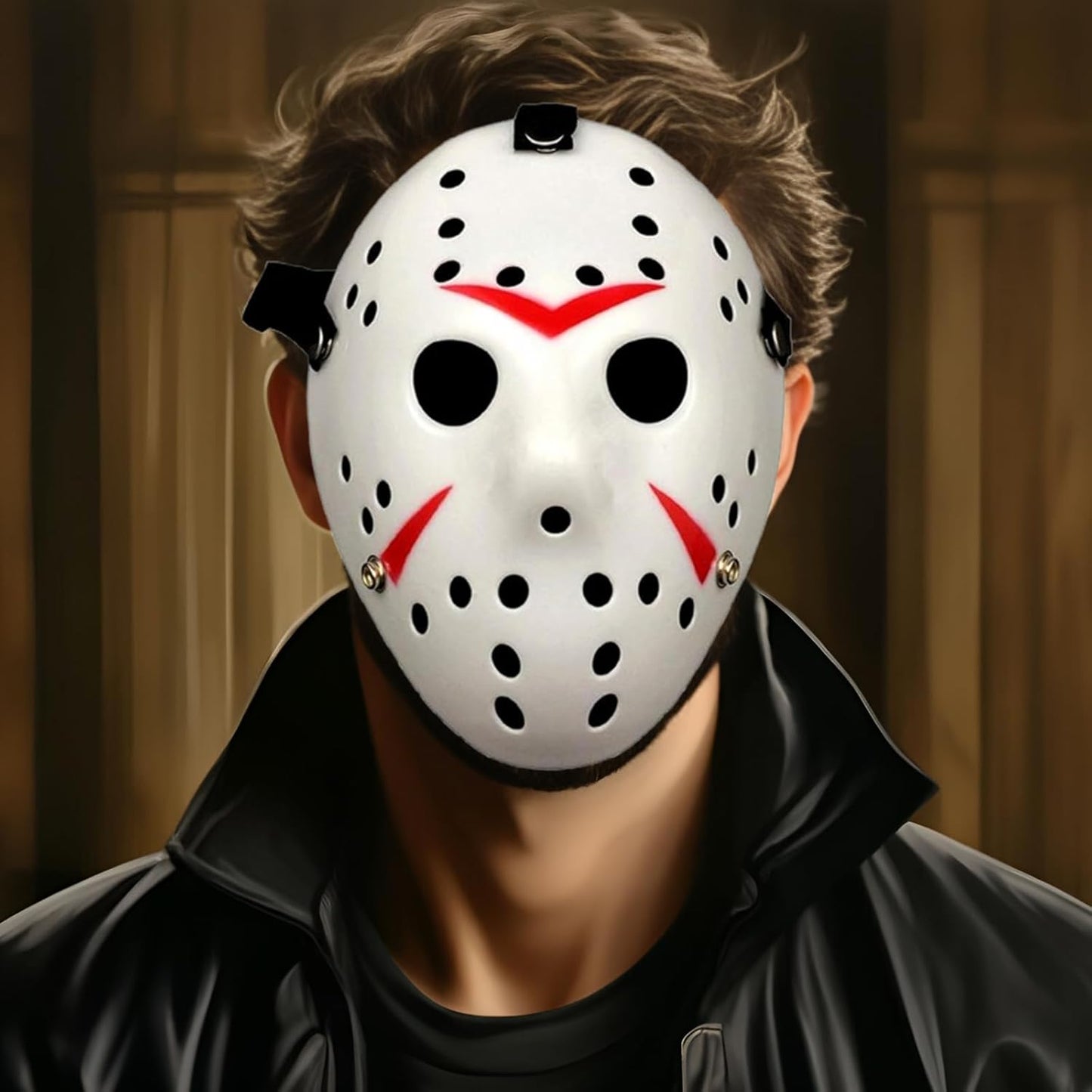 Halloween Mask Horror Hockey Mask Halloween Masquerade Party Cosplay Prop Costume Mask