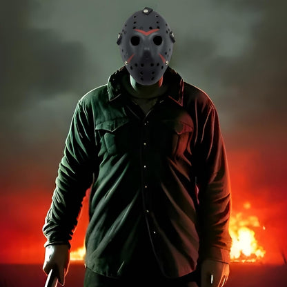 Halloween Mask Horror Hockey Mask Halloween Masquerade Party Cosplay Prop Costume Mask