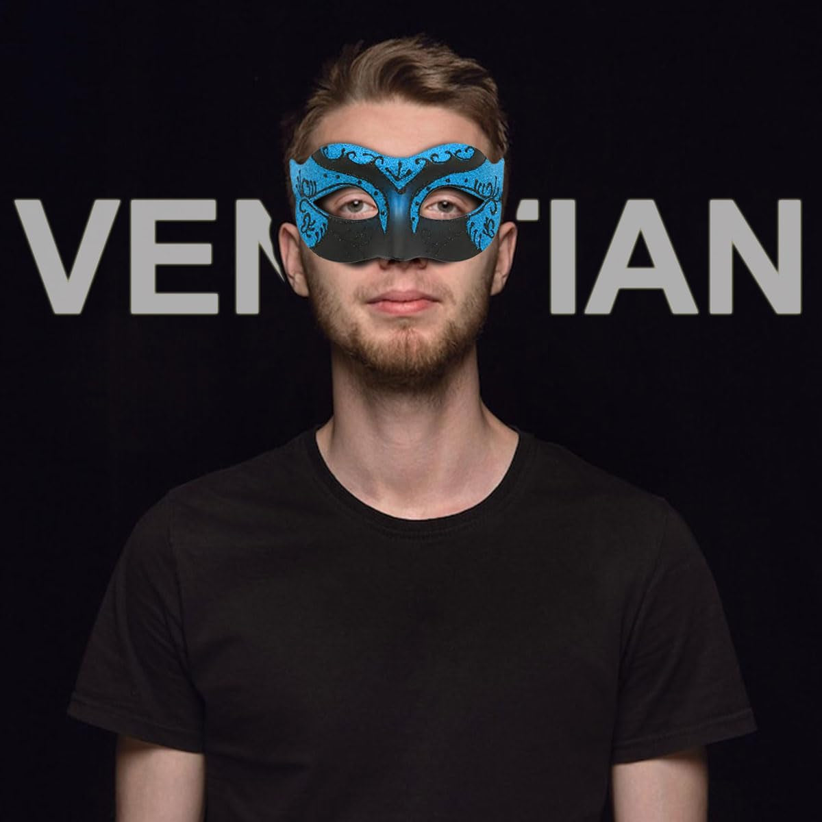 Masquerade Mask for Men Women Couple Venetian Mask for Halloween Mardi Gras Costume Party Ball
