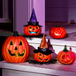 5 Pcs Halloween Decorations Outdoor Light up Pumpkins,Outdoor Halloween Lights,Jack O Lanterns Party Favors for Kids