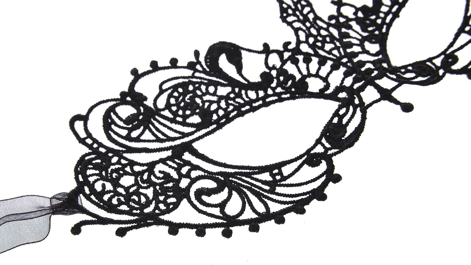 Elevate Your Look with Our Stunning Lace Masquerade Mask – Perfect for Ball Parties & Halloween! 🎭✨