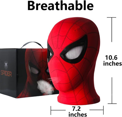 Unleash Your Inner Hero with the Spider Hero Mechanical Eyes Homecoming Mask - A Must-Have Cosplay Prop with Moving Lenses!