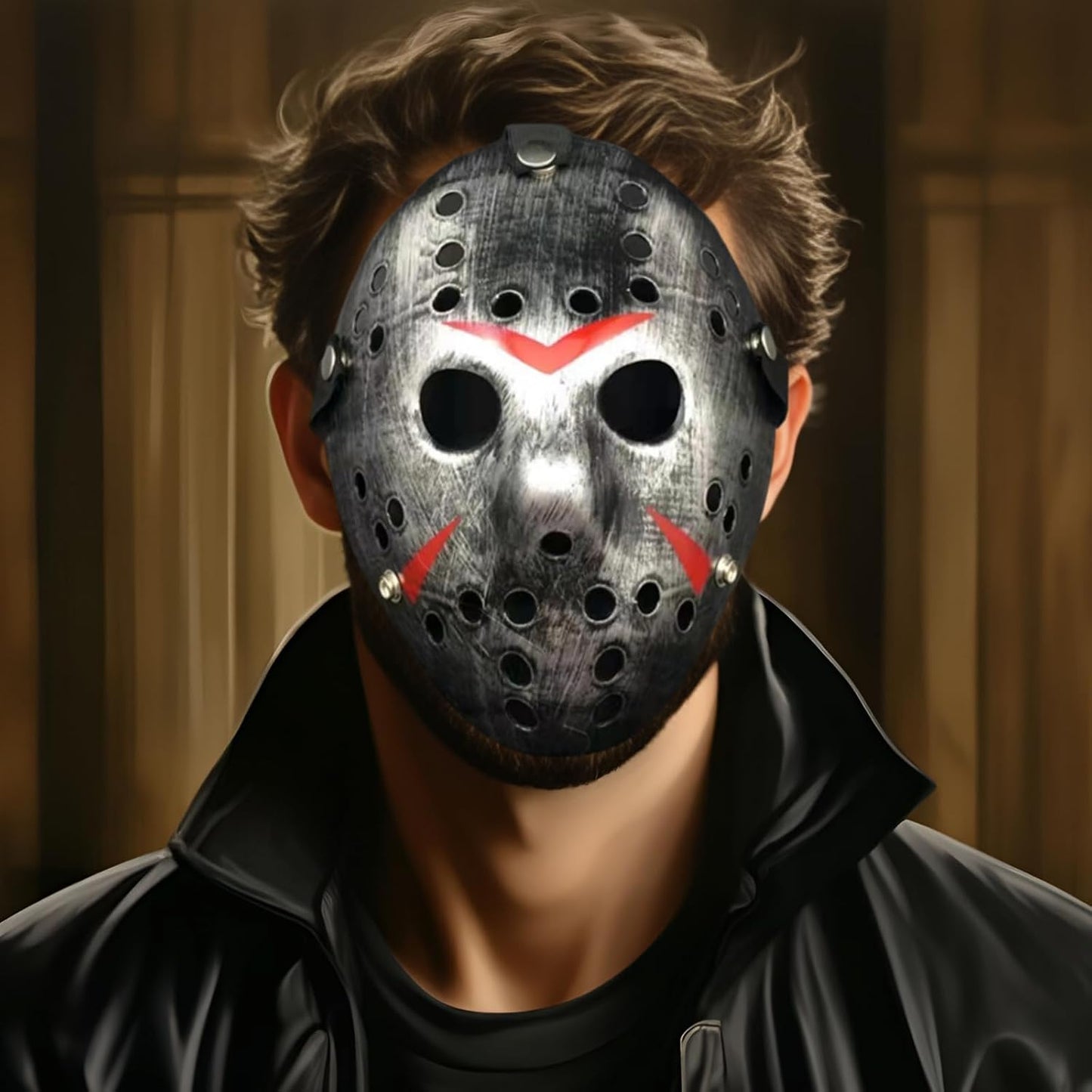 Halloween Mask Horror Hockey Mask Halloween Masquerade Party Cosplay Prop Costume Mask