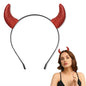 Sparkling Red Devil Horns Headband - Perfect Halloween Accessory for Cosplay & Parties! 🎃👹✨