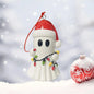 Halloween Decoration Ghost Figurine - Funny Resin Middle Finger Ghost Statue for Prank - Cute Ghost Decor for Christmas Decorations Ornaments