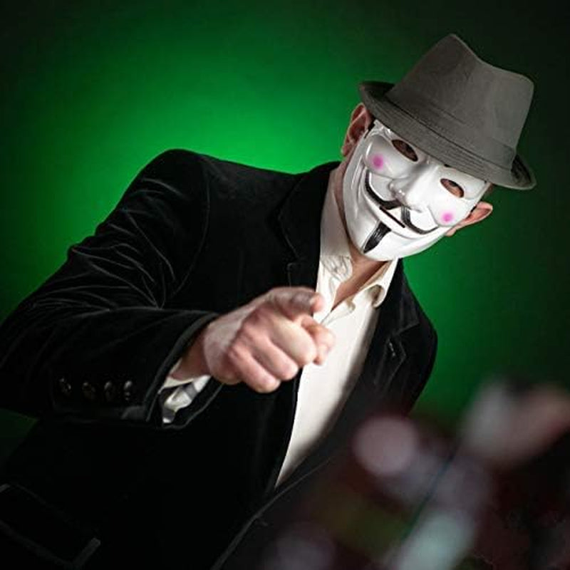 V for Vendetta Mask Anonymous Guy Fawkes Halloween Mask Hacker