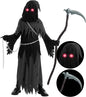 Glowing Eyes Grim Reaper Costume for Kids, Halloween Costume for Boys, Halloween, Dress-Up Party