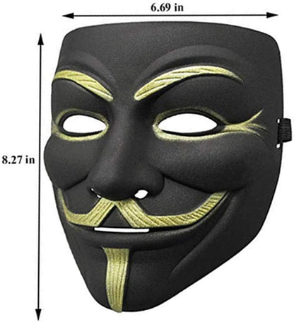 V for Vendetta Hacker Mask Anonymous Costume Events Carnival Cosplay Masquerade Mask Party