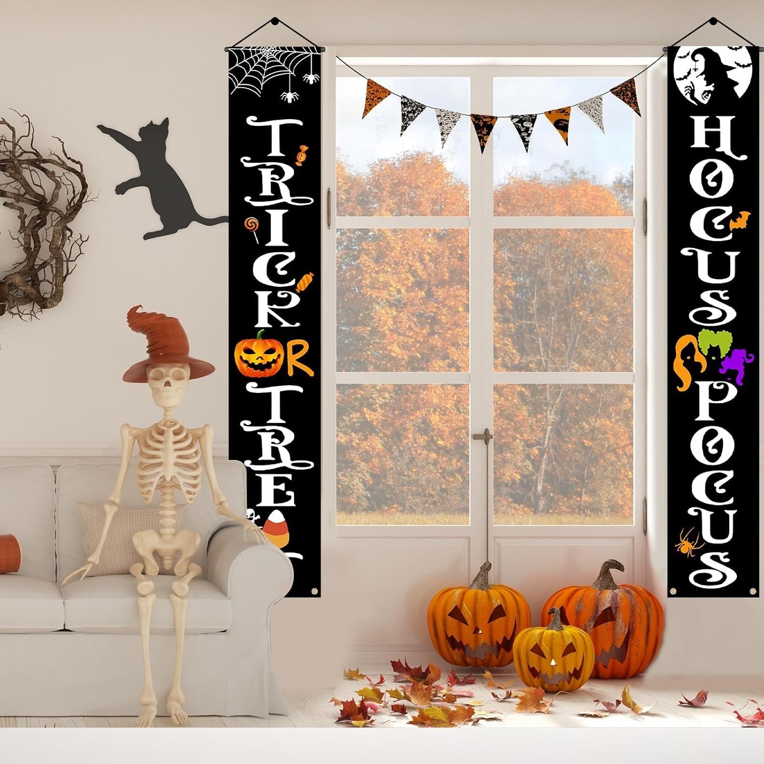 Spook Up Your Space! 🎃 70-Inch Hanging Halloween Door Banner - Perfect for Indoor & Outdoor Fun! 🕷️👻 #HalloweenDecor #PartyReady