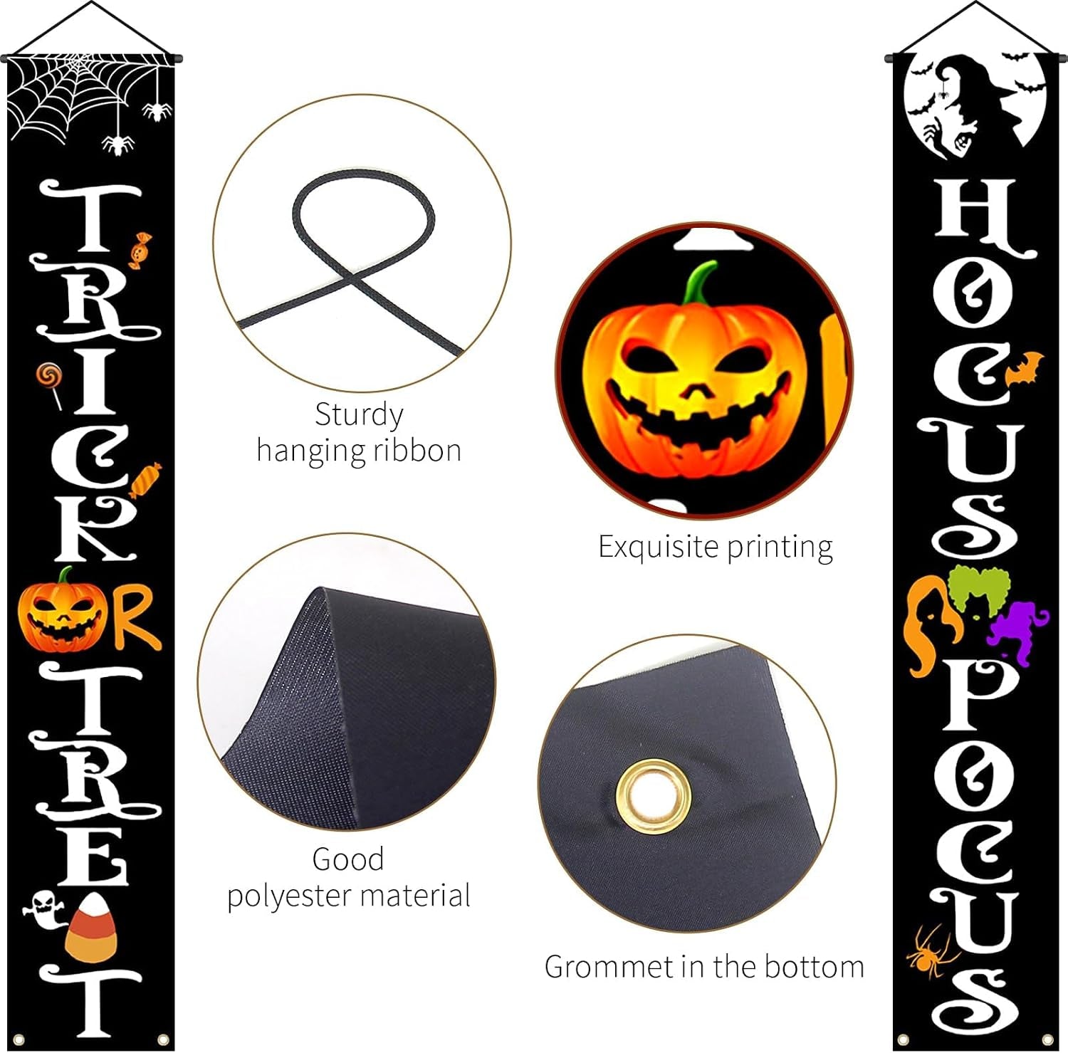 Spook Up Your Space! 🎃 70-Inch Hanging Halloween Door Banner - Perfect for Indoor & Outdoor Fun! 🕷️👻 #HalloweenDecor #PartyReady