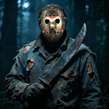 Halloween Mask Horror Hockey Mask Halloween Masquerade Party Cosplay Prop Costume Mask