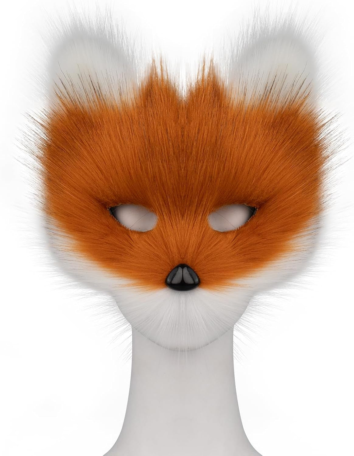 Get Ready to Pounce! 🐾✨ Faux Fur Fox Tail & Fluffy Paw Gloves Set for Halloween & Christmas Fun! 🎉🎭