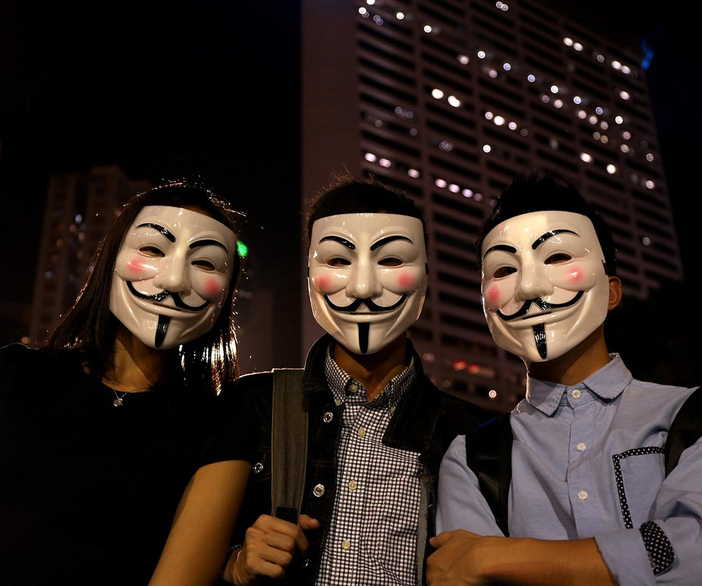 V for Vendetta Mask Anonymous Guy Fawkes Halloween Mask Hacker