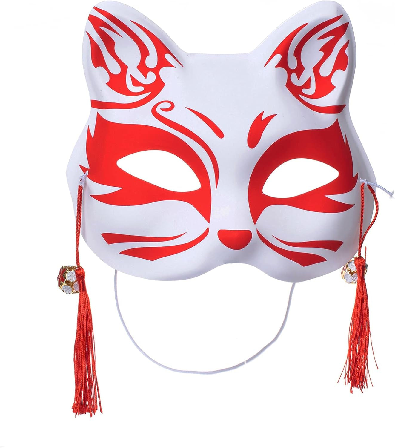 Japanese Kitsune Inu Boku Fox Cat Cute Cosplay Half Mask Masquerade Christmas