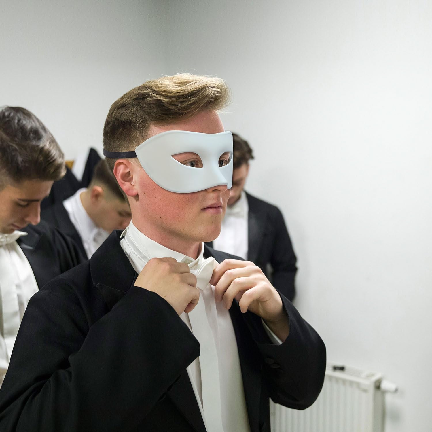 Men'S Masquerade Mask Half Face Mask for Ball Proms and Halloween