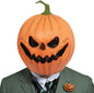 Halloween Scary Pumpkin Mask Masquerade Cosplay Costume Accessories Latex Pumpkin Head Mask for Party