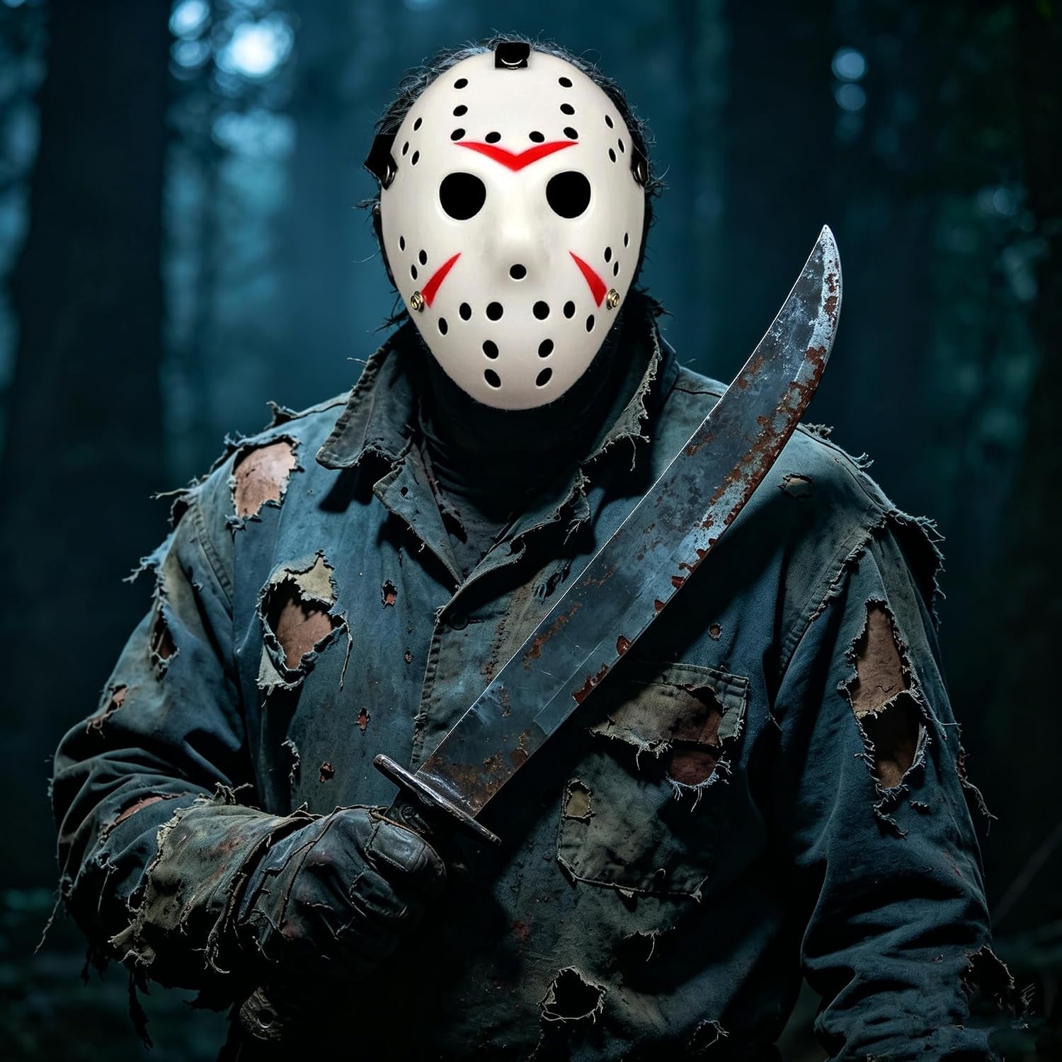 Halloween Mask Horror Hockey Mask Halloween Masquerade Party Cosplay Prop Costume Mask